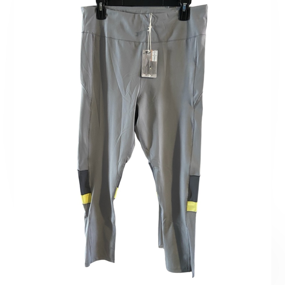 NWT Crane Gray/Yellow Leggings